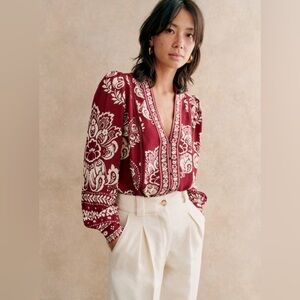 NWT Sezane Tally Shirt - Size 4 (36)